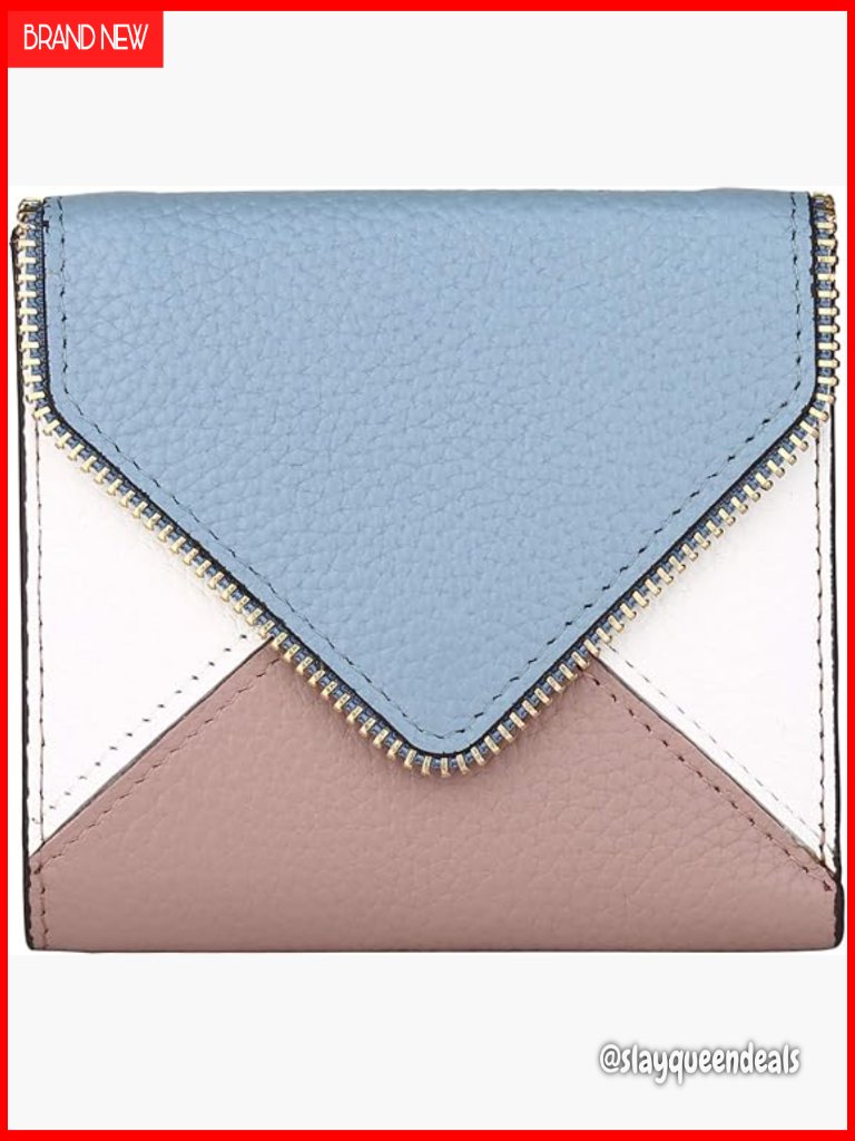 Ultra Thin Compact Leather Rfid Blocking Wallet Credit Card Holder